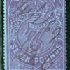 Australia States VICTORIA QV High Value SG.250 £7 Used Postal Fiscal LBLUE13