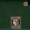FRANCE Classic Stamp Scott.3a 20c Black (1849) CERES Mint MNG Cat $375- GOLD49 - Image 3