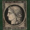 FRANCE Classic Stamp Scott.3a 20c Black (1849) CERES Mint MNG Cat $375- GOLD49 - Image 5