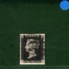 GB PENNY BLACK QV Stamp SG.2 1840 1d Plate 5 (TJ)* Used MX VFU Cat £375+ BLRED23 - Image 3