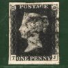 GB PENNY BLACK QV Stamp SG.2 1840 1d Plate 5 (TJ)* Used MX VFU Cat £375+ BLRED23 - Image 5