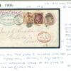 GB SG.152 & 51 Cover PENNY PINK 1½d Ipswich Registered GALATA 1876 Levant 199c - Image 4