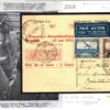 Belgium AVIATION 1933 SABENA Flight 2fr Card PPC Exhibition Air Mail Paris Z68 - Image 4