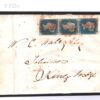 GB 1840 2d PALE BLUE STRIP (CL-EL) Cover PLYMOUTH MX Devon SG.6 Cat £4,950- 110h - Image 12