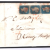 GB 1840 2d PALE BLUE STRIP (CL-EL) Cover PLYMOUTH MX Devon SG.6 Cat £4,950- 110h - Image 6