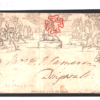 GB 1840 MULREADY *MAY DATE* Envelope Edinburgh MX Cover WAFER SEAL c£1,200- 832a - Image 7