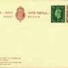 GB KGVI RARE Stationery 1940 Reply Card CP98 Huggins £150+ {samwells-covers}E142