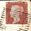 GB PENNY RED IMPERF *Fraudulent Re-Use* 1849 Cover Scots Numeral RARE SG8 MS4259 - Image 6