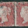GB PENNY RED USED ABROAD CRIMEAN WAR Military SG.17 Pair *X-CROWN-X* Rare RRED81 - Image 5