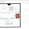 GB SCOTLAND Cover Dull Blue *273* NUMERAL Oban Scarce Coloured Cancel 1849 C175a - Image 5