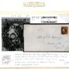 GB 1849 Cover PENNY RED RE-ENTRY *Plate 87* (GI) London {samwells-covers}V112 - Image 3