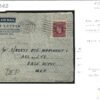 GB Cover WW2 Air Letter 6d Solid Address Lines Scarce Depot MEF Forces 1944 E242 - Image 5