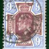 GB KEVII Somerset House SG.306 9d (1911) 1912 CDS Postmark Cat £75+50% ORED117