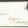 GB PENNY BLACK Cover 1841 *Melville Hospital* Kent NAVAL SURGEON Letter 730d - Image 4