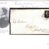 GB PENNY BLACK Cover 1841 *Melville Hospital* Kent NAVAL SURGEON Letter 730d - Image 10