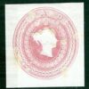 GB QV Stamp EMBOSSED Pink 1840 Whiting Head ESSAY Unused Original RARE B2WHITE15