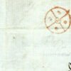 ITALY Cover GB QUARTERED SORTER Date-Stamp Unpaid Maritime Mail 1867 London M375