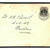 South Africa TRANSVAAL Cover Boer War HIGH VALUE 5s Franking Pretoria 1900 W155b