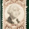 USA Revenue Stamp Scott.R141 40c Brown & Black (1872) Mint MNG {samwells}GOLD117 - Image 5