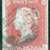 GB 1841 PENNY RED QV SG.8 BLUE-GREEN *583* Numeral NOTTINGHAM? Cat £250+ RRED91 - Image 5