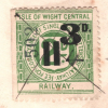 GB IOWCR RAILWAY 3d/2d Letter Stamp ISLE OF WIGHT Ryde KGV Cover 1920 RARE 26m - Image 5