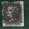 GB PENNY BLACK 1840 QV Stamp SG.2 1d Plate 3 (EF) *BLEUTE PAPER* Cat £800 RBR46 - Image 5