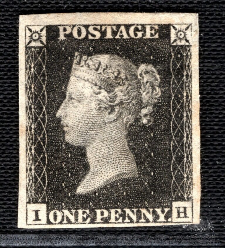 GB PENNY BLACK QV Stamp SG.2 1840 1d Plate 1b (IH) Mint LMM Cat £12,500