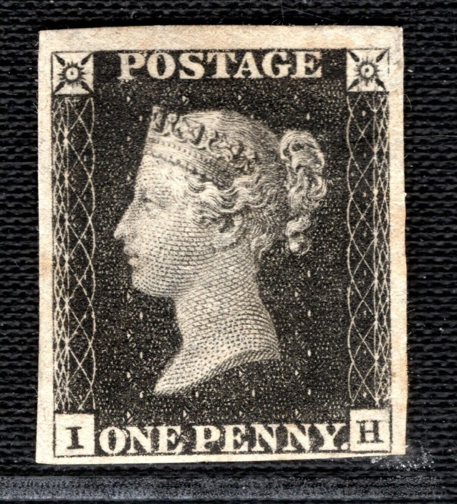 GB PENNY BLACK QV Stamp SG.2 1840 1d Plate 1b (IH) Mint LMM Cat £12,500