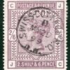 GB QV High Value SG.179 2s/6d Deep Lilac *SWISS COTTAGE* CDS 1895 c£225+ REDG75 - Image 5