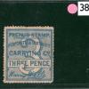 GB QV LOCAL Private Stamp 3d *NEWCASTLE & DISTRICT CARRYING Co* Mint MNG PIW38 - Image 4
