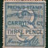 GB QV LOCAL Private Stamp 3d *NEWCASTLE & DISTRICT CARRYING Co* Mint MNG PIW38 - Image 5