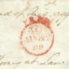 GB Rare FREE Frank 1799 EXPERIMENTAL DOTTED CDS Cover London Entire Letter MC73a