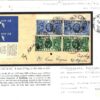 GB SILVER JUBILEE 1936 Cover *ERROR IMPERF* AIR MAIL BOOKLET PANE 1935 K292c - Image 3