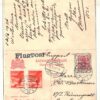 NETHERLANDS AUSTRIA Air Mail Reply Card KLM FLIGHT Vienna Amsterdam 1926 DL246 - Image 3
