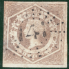Australia States NSW QV Stamp SG.93 6d Fawn DIADEM Numeral Used Cat £95 LBLUE117