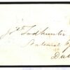 GB IRELAND Sligo Cover 1852 Superb Dublin LATE MAIL *Hooded Circle* 1d Red L34b - Image 3