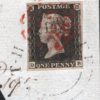 GB PENNY BLACK 1840 QV SG.2 1d Plate 7 *EAST HARPTREE* UDC Cancel {RPS Cert}SS22 - Image 8