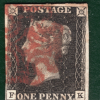 GB PENNY BLACK 1840 QV Stamp SG2 1d Plate 8 (FK) Red MX Cat £525 {samwells}RBR30 - Image 5