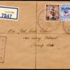 MALAYA WW2 Cover JAPAN OCCUPATION Mixed Franking Registered TAIPING Seal* MS4349 - Image 4