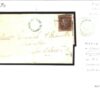 GB Cover Birmingham MISSENT Penny Red Salop Ludlow 1850 {samwells-covers}687c - Image 3