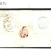GB Cover Birmingham MISSENT Penny Red Salop Ludlow 1850 {samwells-covers}687c - Image 4