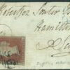 GB Cover RARE *964*EUSTON SQUARE RAILWAY STATION NUMERAL 1d Red 1849 London R38a - Image 4