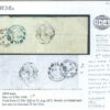 GB Cover RARE *964*EUSTON SQUARE RAILWAY STATION NUMERAL 1d Red 1849 London R38a - Image 5