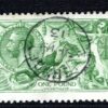 GB KGV High Value SG.403 £1 Green SEAHORSE Super 1913 CDS Used Cat £1,400+ PRED1 - Image 5