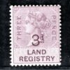 GB QV Revenue Stamp 3d/3d Surcharge LAND REGISTRY (1895) Mint VLMM GWHITE103 - Image 5