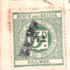 GB Wales Mon NEATH BRECON RAILWAY Rare *3d* Letter Stamp 1920 KGV Cover R56c - Image 3