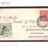 GB Wales Mon NEATH BRECON RAILWAY Rare *3d* Letter Stamp 1920 KGV Cover R56c - Image 4