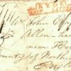 AMERICA USA Baltimore Cover Superb *RYDE SHIP LETTER* IOW 1832 GB Hexham EL 52b