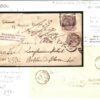 GB Cover London Langham Hotel Forwarded TRANSATLANTIC USA MA Worcester 1887 G80c - Image 4