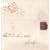 GB MALTESE CROSS SG.7 1d Plate 8 Cover 1841 Glasgow GRAIN PRICES Cat £500- KA33 - Image 4